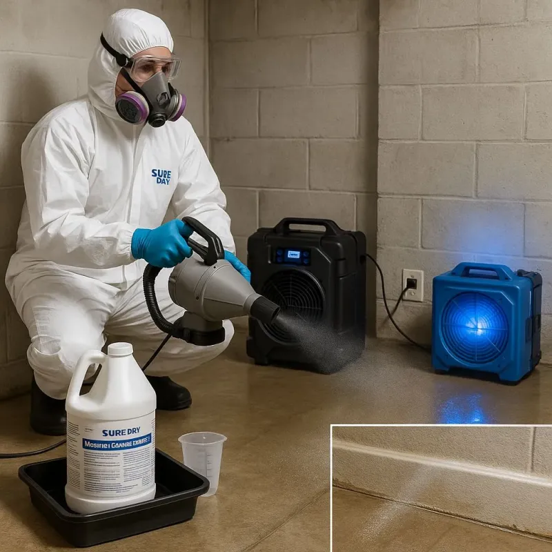 Sanitization and Odor Removal process in Irving, TX